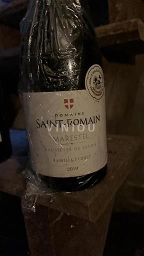 Savoyen und Bugey Roussette de Savoyen Domaine Saint-Romain Marestel 2019