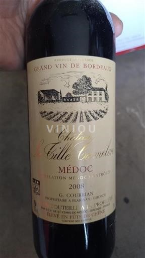 Bordéus Médoc Château La Tille Camelon 2008