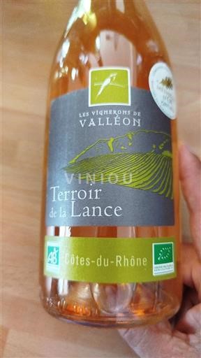 Rona dolina Côtes-du-Rhône Les Vignerons de Valléon Terroir de la Lance 2021