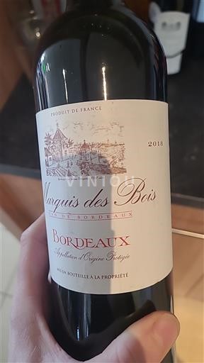 Bordoja Bordo Marquis des Bois 2018