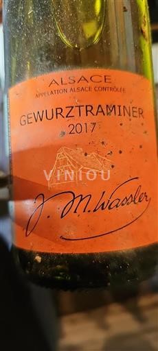 Alsace Grand Cru J. M. Wassler Gewurztraminer 2017