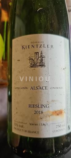 Alsace Grand Cru Kientzler 2018