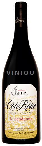 Vin Rouge sec La Landonne Domaine Jean-Paul & Corinne Jamet 2022 France Vallée du Rhône Côte-rôtie AOC