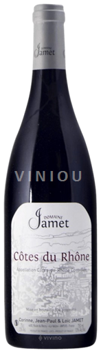 Vin Rouge sec Domaine Jean-Paul & Corinne Jamet 2023 France Vallée du Rhône Côtes-du-rhône AOC