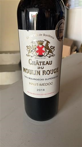 Burdeos Haut-Médoc Château du Moulin Rouge 2018
