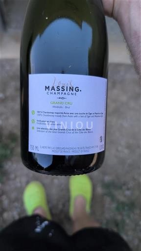 Champaña Champán Grand Cru Louis Massing Minéralys Brut Sin añada