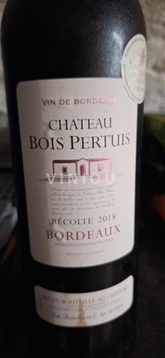 Bordeaux Château Bois Pertuis 2018