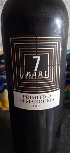 Apulia Primitivo di Manduria 7 Muri Sin añada