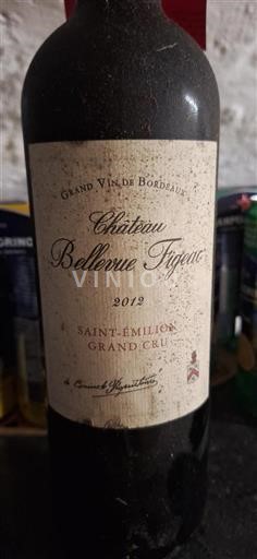 Burdeos Saint-Émilion Gran Cru Grand Cru Château Bellevue Figeac 2012