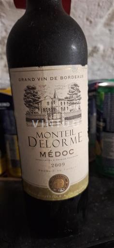 Bordeaux Médoc Monteil Delorme 2009