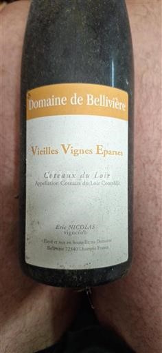 Loiretal Coteaux-du-Loir Domaine Bellivière Vieilles Vignes Eparses 2008