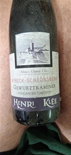 Alsace Alsace Grand Cru Grand Cru Henri Klee WINECK-SCHLOSSBERG 2007