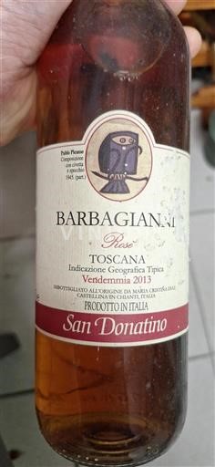 Toskánsko San Donatino Barbagiani Rosé 2013