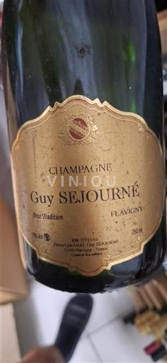 Champaña Champán Guy Sejourné Brut Tradition Sin añada