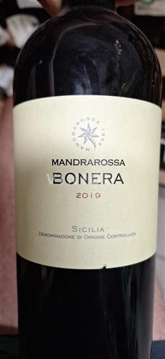 Sicily Mandrarossa Bonera 2019