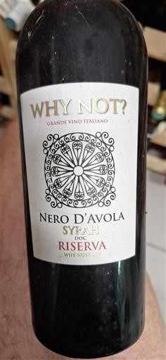 Piedmont Boca Why Not Nero d'Avola Syrah Riserva 2017