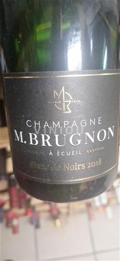 Champaña Champán M. Brugnon Blanc de Noirs 2018