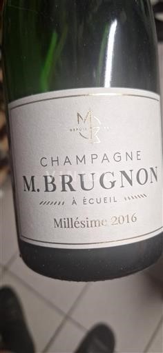 Champaña Champán M. Brugnon 2016
