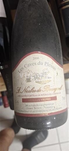 Valle della Loira Saint-Nicolas-De-Bourgueil Les Caves du Plessis Vieilles Vignes 2006