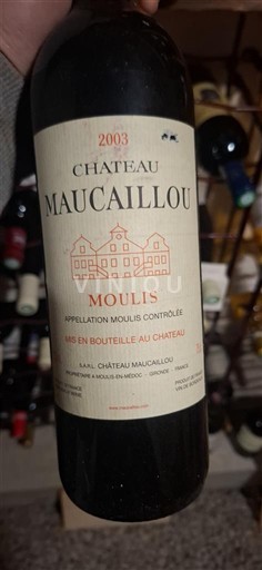 Bordeaux Unspecified Château Maucaillou 2003