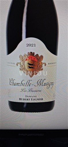 Burgundi Chambolle-Musigny Domaine Hubert Lignier Les Bussières 2021