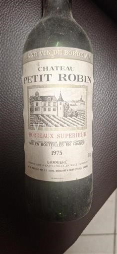 Bordeaux Bordeaux Supérieur Château Petit Robin 1975