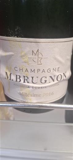 Champaña Champán M. Brignon 2016
