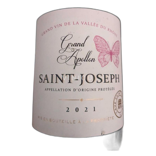 Rhônedalen Saint-Joseph Cave saint desirat Grand apollon 2021