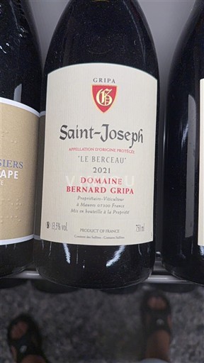Rhône Valley Saint-Joseph Domaine Bernard Gripa Le Berceau 2021