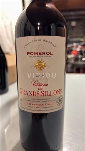 Bordeaux Pomerol Château Les Grands Sillon 2019