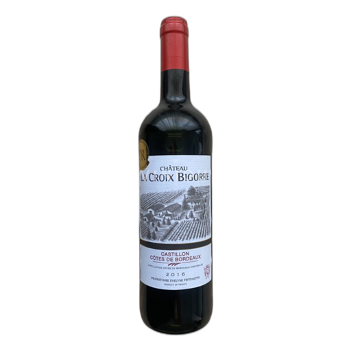 Bordeaux Castillon-côtes-de-bordeaux Château la Croix Bigorre 2016