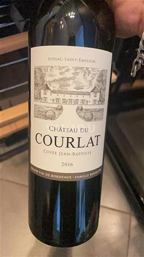 Bordeaux Lussac-saint-émilion Château Courlat Jean-Baptiste 2016
