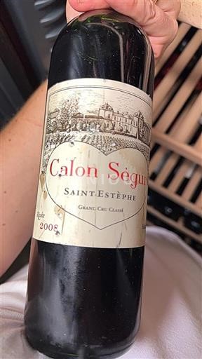 Burdeos Saint-Estèphe Grand Cru Classé Calon Ségur 2008