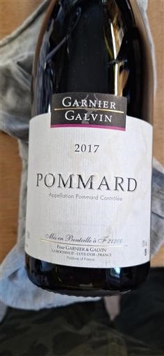 Burgundy Pommard Garnier & Galvin 2017