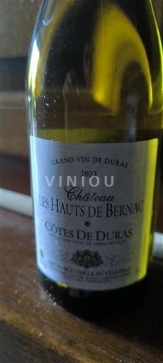 Sydväst Côtes-de-duras Château Les Hauts de Bernac 2023