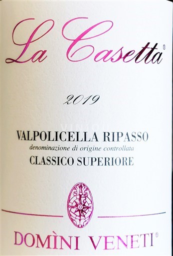 Veneto Valpolicella Ripasso Domìni Veneti La Casetta 2019