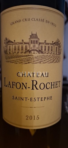 Bordeaux Saint-Estèphe Grand Cru Château Lafon-Rochet 2015
