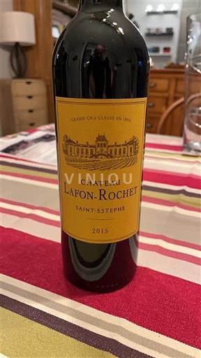 Bordeaux Saint-Estèphe Grand Cru Château Lafon-Rochet 2015