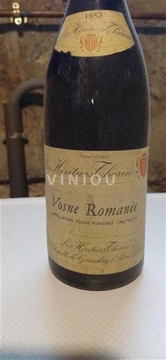 Bourgogne Vosne-Romanée Les Héritiers Thorin 1982