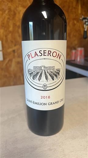 Bordeaux Saint-Émilion Grand Cru Grand Cru Plaseron 2016