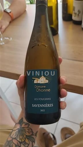 Loirevallei Savennières Domaine Dhommé Les Fougerais 2022