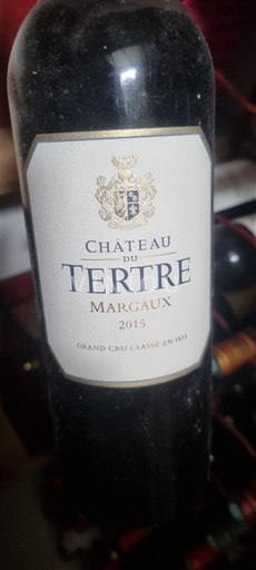 Bordeaux Margaux Grand Cru Château Tertre 2015