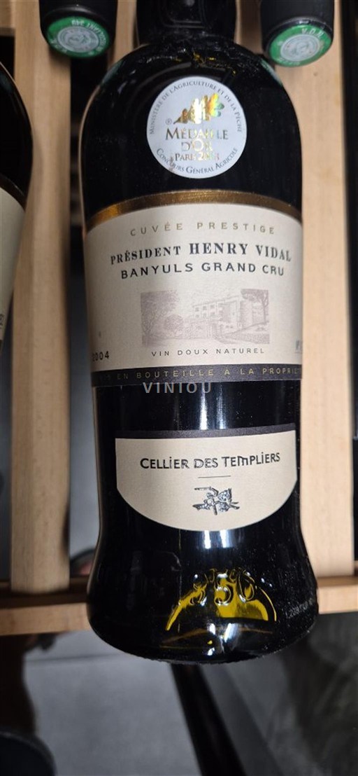 Roussillon Banyuls Grand Cru Cellier des Templiers Président Henry Vidal 2004