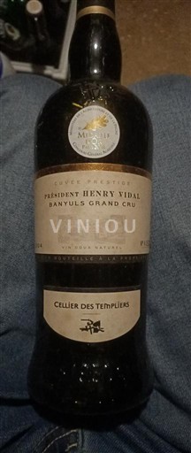 Roussillon Banyuls Grand Cru Cellier des Templiers Président Henry Vidal 2004