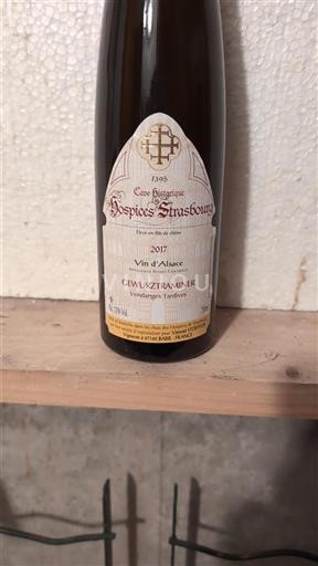 Alsace Vendanges Tardives Cave historique des Hospices Strasbourg Gewurztraminer Vendanges Tardives 2017