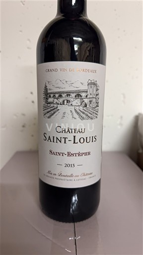 Bordeaux Saint-Estèphe Château Saint-Louis 2015