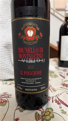 Toscana Brunello di Montalcino. Il Poggione 2015