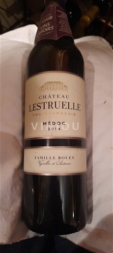 Bordeaux Médoc Cru Bourgeois Château Lestruelle 2014