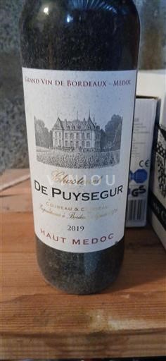 Bordeaux Haut-Médoc Chasteneret De Puységur 2019