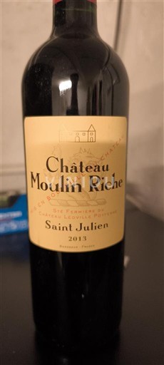 Bordeaux Saint-Julien Château Moulin Riche 2013
